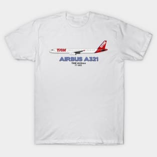 Airbus A321 - TAM Airlines T-Shirt